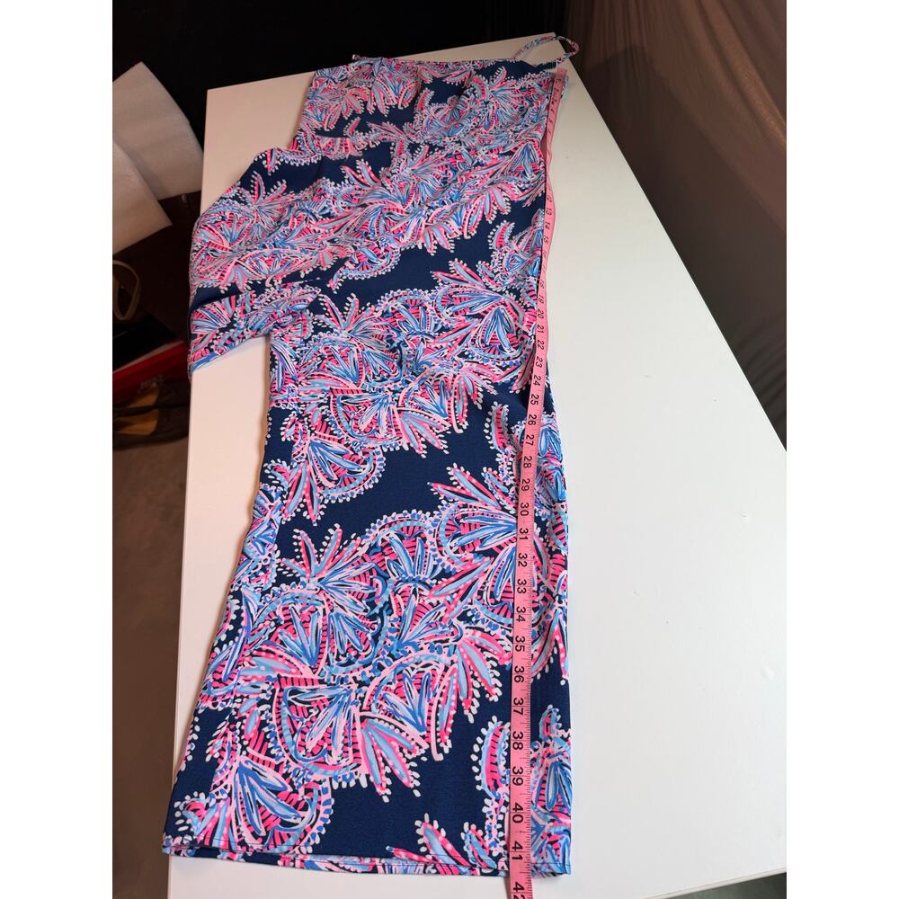 Lilly Pulitzer Womens Oyster bay Sandra Jumpsuit Size M Tropical Vacation - Picture 12 of 13